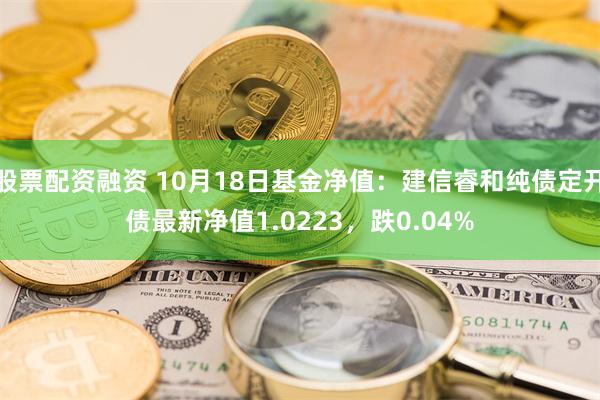 股票配资融资 10月18日基金净值：建信睿和纯债定开债最新净值1.0223，跌0.04%